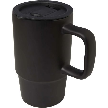 Taza Cerámica 450 ml con Tapa Personalizada | Goodie