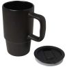 Taza de cerámica con tapa de plástico de 450 ml - Imagen 26