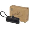 Batería externa tipo-C de plástico reciclado de 5000 mAh y 10 W con soporte abatible incorporado y cable 2 en 1 Personalizado 61 - Imagen 21