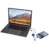 Cable 5 en 1 de aluminio y plástico reciclado de 30 cm para sincronización de datos y carga rápida de 27 W Personalizado 6124424 - Imagen 32