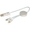 Cable 5 en 1 de aluminio y plástico reciclado de 30 cm para sincronización de datos y carga rápida de 27 W Personalizado 6124424 - Imagen 39