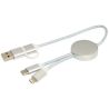 Cable 5 en 1 de aluminio y plástico reciclado de 30 cm para sincronización de datos y carga rápida de 27 W Personalizado 6124424 - Imagen 40
