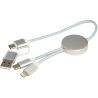 Cable 5 en 1 de aluminio y plástico reciclado de 30 cm para sincronización de datos y carga rápida de 27 W Personalizado 6124424 - Imagen 41