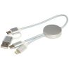 Cable 5 en 1 de aluminio y plástico reciclado de 30 cm para sincronización de datos y carga rápida de 27 W Personalizado 6124424 - Imagen 42