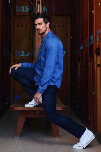 BENNETT MEN DENIM SHIRT Personalizado 7N04796