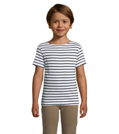 MILES KIDS STRIPED T-SHIRT Personalizado 7S01400