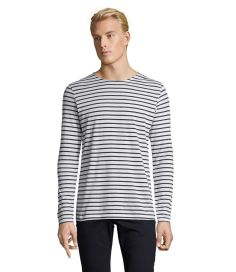 MARINE MEN STRIPED T-SHIRT Personalizado 7S01402