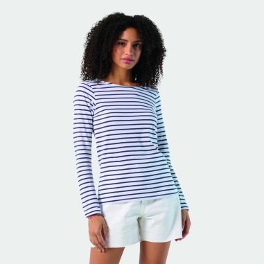 MARINE WOMEN STRIPE T-SHIRT Personalizado 7S01403