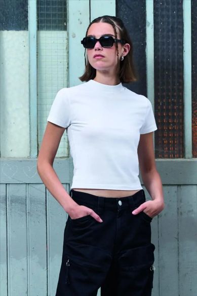 LILIA WOMEN CROPPED T-SHIRT Personalizada 7S04811