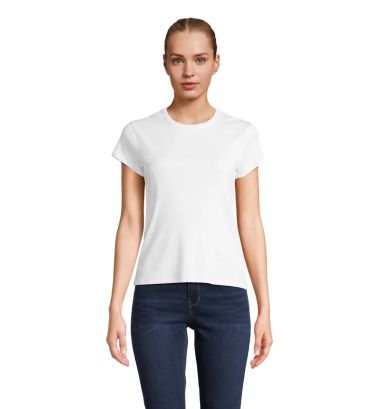 SARA WOMEN'S RIBBED T-SHIRT Personalizada 7S04814