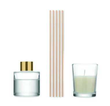 Set vela y difusor de vainilla Personalizada 7CX1590 | Goodie