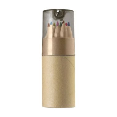 Tubo con Lápices de Colores Personalizado | Goodie