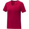 Camiseta de Manga Corta con Cuello en V en Algodón para Mujer Personalizada 638031 - Imagen 11