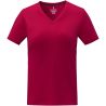 Camiseta de Manga Corta con Cuello en V en Algodón para Mujer Personalizada 638031 - Imagen 13