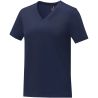 Camiseta de Manga Corta con Cuello en V en Algodón para Mujer Personalizada 638031 - Imagen 17