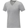 Camiseta de Manga Corta con Cuello en V en Algodón para Mujer Personalizada 638031 - Imagen 23