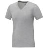 Camiseta de Manga Corta con Cuello en V en Algodón para Mujer Personalizada 638031 - Imagen 24