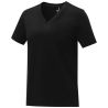Camiseta de Manga Corta con Cuello en V en Algodón para Mujer Personalizada 638031 - Imagen 30