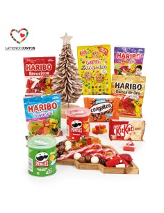 Cesta Lote de Navidad Dulces Solidaria Latiendo Juntos para Niños