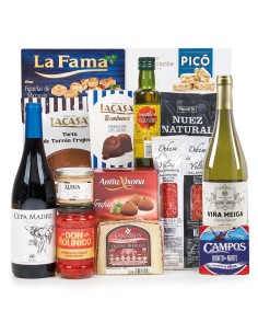 Cesta de Navidad Sin Gluten 225 Regalo Gourmet Seguro para Celíacos