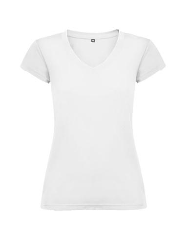 Camiseta de cuello de pico de manga corta para mujer "Victoria"