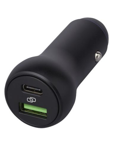 Cargador de coche USB C/USB A de 55 W dual "Pilot"