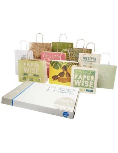 Kit de muestras de bolsas de residuos agrícolas y de papel kraft