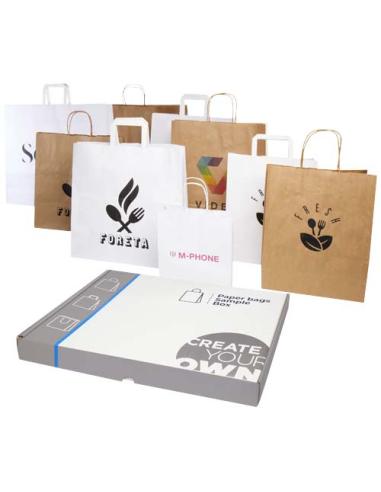 Kit de muestras de bolsas de papel kraft