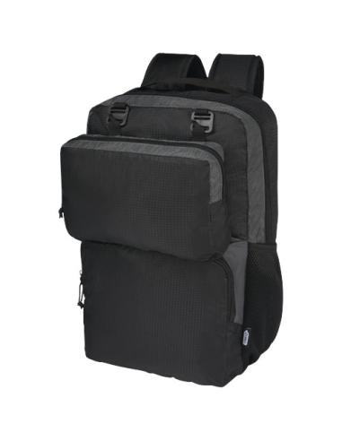 Mochila para portátil de 15" reciclada GRS en dos tonos de 14 L "Trailhead"