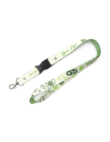 Lanyard de papel con hebilla