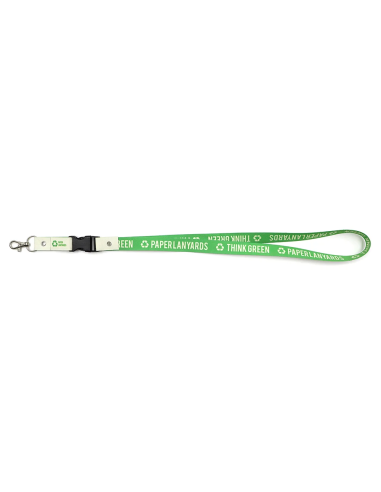 Lanyard de papel con hebilla
