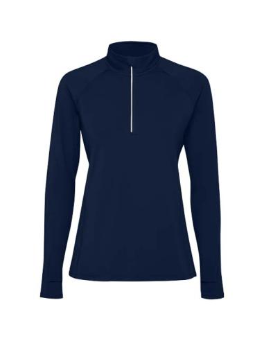 Sudadera de manga larga con media cremallera para mujer "Estambul"