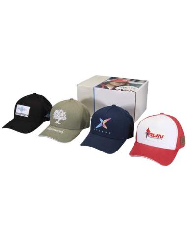 Kit de muestras de gorras recicladas