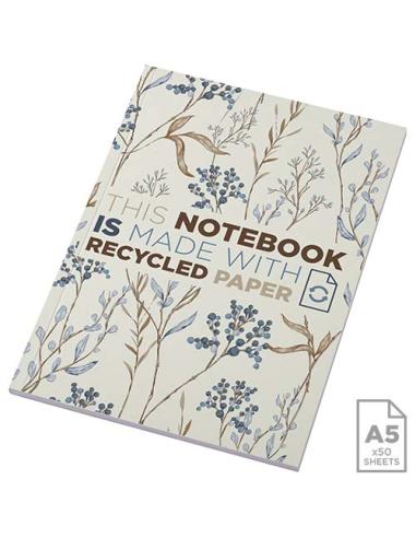 Libreta A5 de tapa blanda con 50 hojas de papel reciclado "Novella Austen"