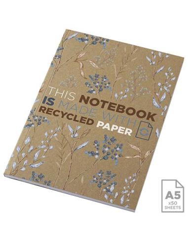 Libreta de tapa blanda craft con 50 hojas de papel reciclado "Novella Austen"