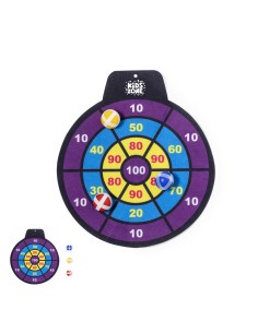 Diana de tela con pelotas de velcro personalizada