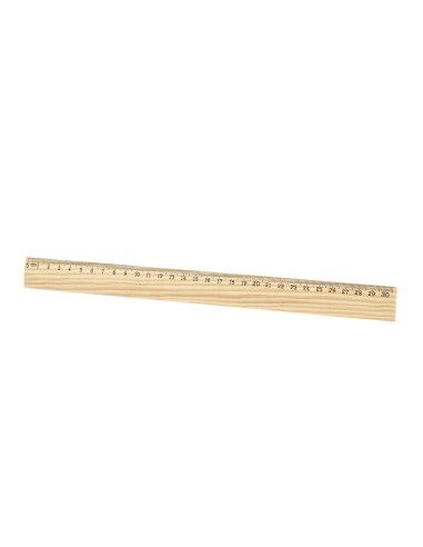 Regla de madera clásica de 30 cm