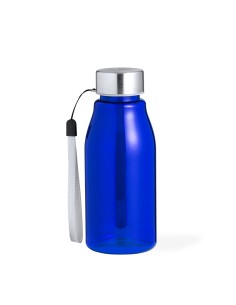 Bidón de RPET de 350 ml personalizado en color azul