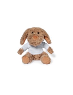 Peluche con sudadera personalizable, sentado, vista frontal
