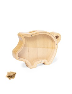Hucha con forma de cerdito y ventana personalizada