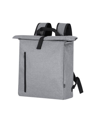 Mochila para bicicleta personalizada, vista trasera con tirantes