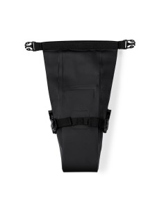 Bolsa impermeable para bicicleta con cierre plegable personalizada, vista frontal