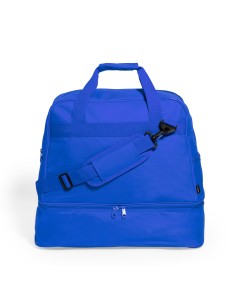 Bolso de RPET con base de doble cremallera para calzado personalizado en color azul
