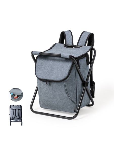 Silla plegable con nevera integrada personalizada, junto a la silla plegada aparte