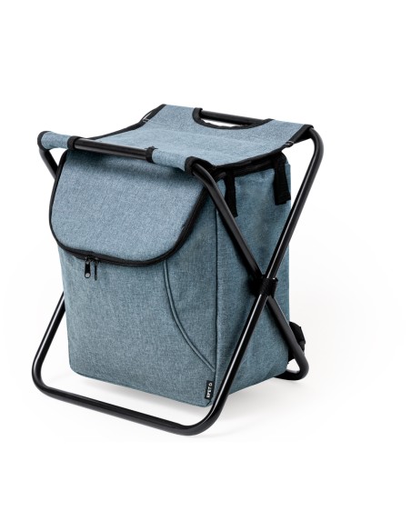 Silla plegable con nevera integrada personalizada, vista angulada