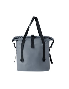 Bolso impermeable de PVC con triple cierre de hebilla personalizado, otro ángulo