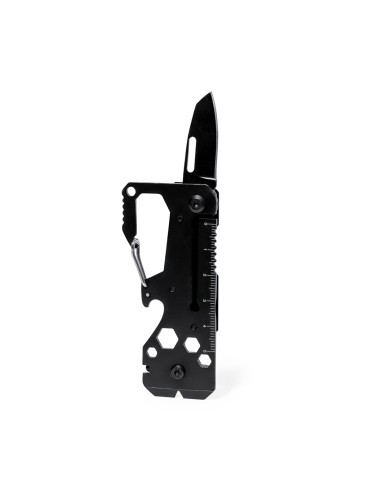 Multiherramienta de aluminio con 13 funciones personalizada con la hoja extendida