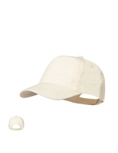 Gorra infantil de 5 paneles en algodón orgánico personalizada