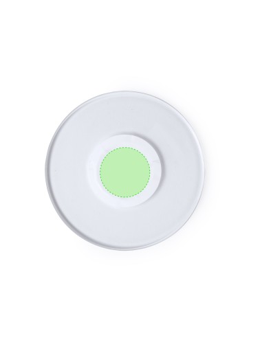 Posavasos de acrílico con 6 LEDs personalizado, zona de impresión marcada, vista pequeña