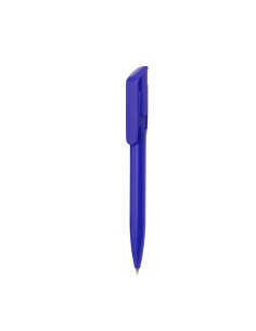 Bolígrafo con clip plano para marcaje de precisión personalizado en color azul marino